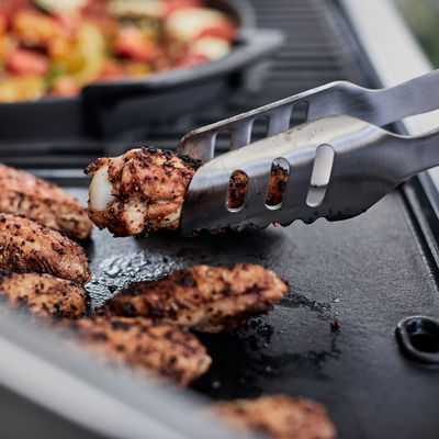 Enders Premium Grillzange, grau, Edelstahl, 5 x 40,5 x 16 cm Enders Premium Grillzange, grau, Edelstahl, 5 x 40,5 x 16 cm
