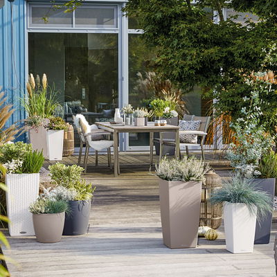 Lechuza 'Cubico Color 40', sandbraun, ca. 39,5 x 39,5 x H 75,5 cm Lechuza 'Cubico Color 40', sandbraun, ca. 39,5 x 39,5 x H 75,5 cm