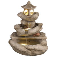 Kölle Brunnen 'Tim' inkl. Pumpe & Licht, beige, ca. 65 x 57 x 80 cm