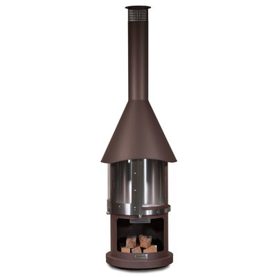 Buschbeck Edelstahlkamin 'Melbourne', braun, Höhe ca. 230 cm Buschbeck Edelstahlkamin 'Melbourne', braun, Höhe ca. 230 cm