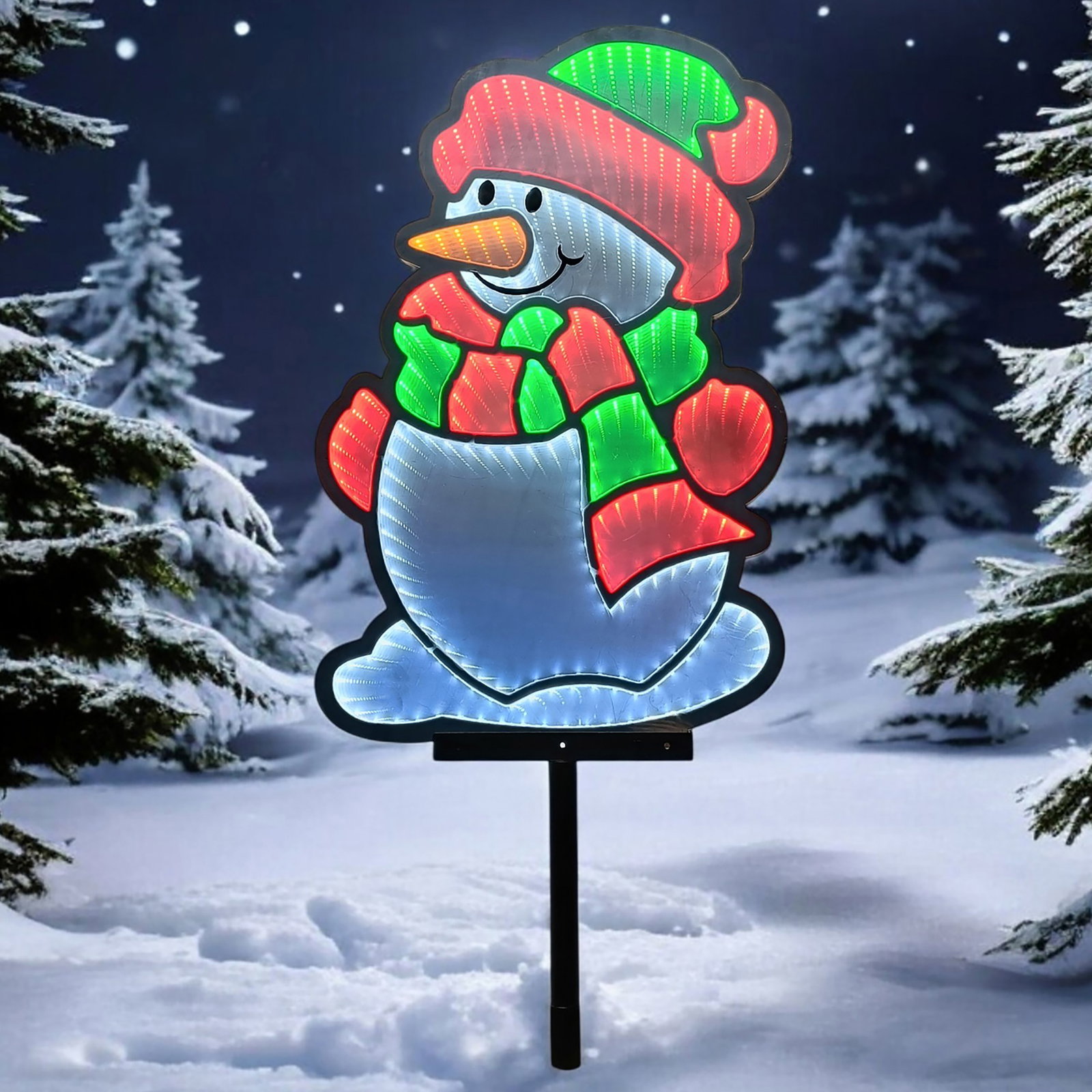 LED-Schneemann inkl. Stecker, Infinity, Höhe ca. 40 cm LED-Schneemann inkl. Stecker, Infinity, Höhe ca. 40 cm