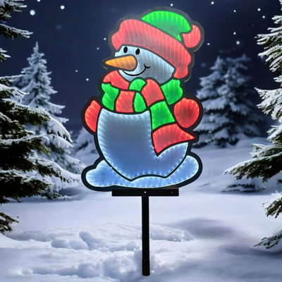 LED-Schneemann inkl. Stecker, Infinity, Höhe ca. 40 cm LED-Schneemann inkl. Stecker, Infinity, Höhe ca. 40 cm
