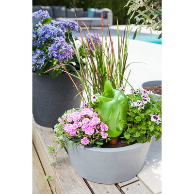 Scheurich Pflanzgefäß 'C-Cone', stony grey, ca. Ø 39 x H 18 cm