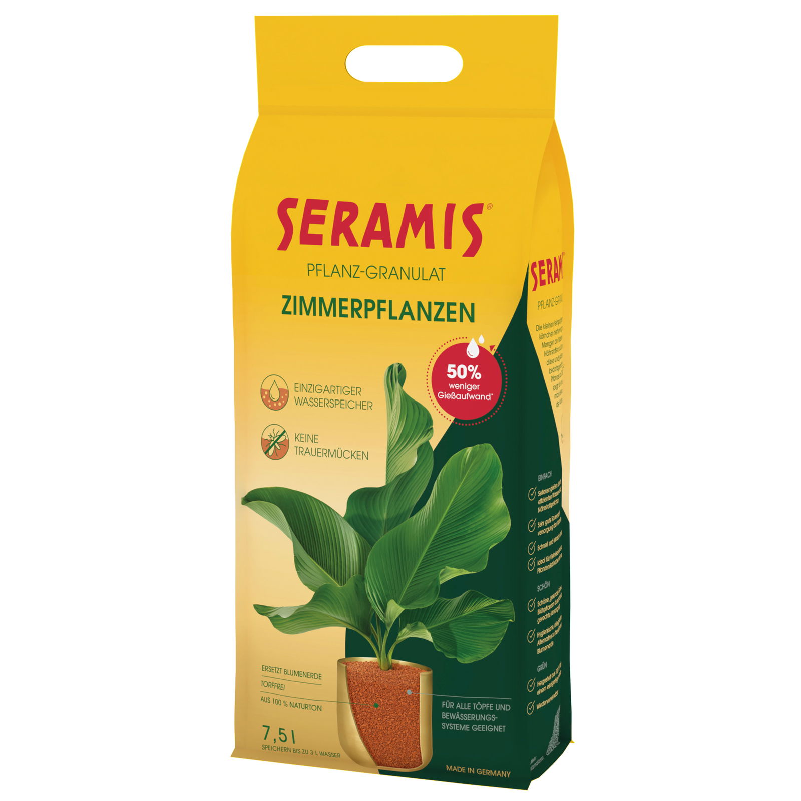 Seramis Granulat für Zimmerpflanzen, 7,5 Liter Seramis Granulat für Zimmerpflanzen, 7,5 Liter