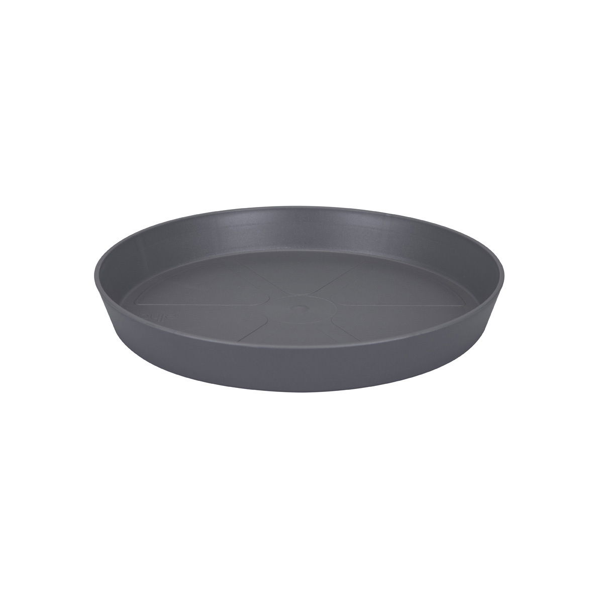 Elho Untersetzer 'Loft Urban round 24', anthrazit, ca. Ø 24 x H 3,1 cm