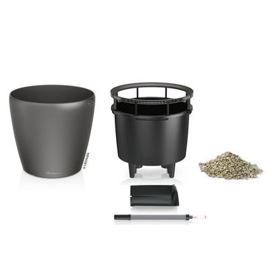 Lechuza 'Classico Premium LS 50', anthrazit, ca. Ø 50 x H 47 cm