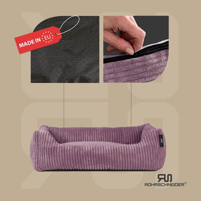 Rohrschneider Tierbett 'Milly', altrosa, ca. 42 x 55 cm Rohrschneider Tierbett 'Milly', altrosa, ca. 42 x 55 cm