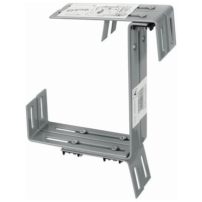 Geli Blumenkastenhalter aus Bandeisen, grau, 3-fach verstellbar