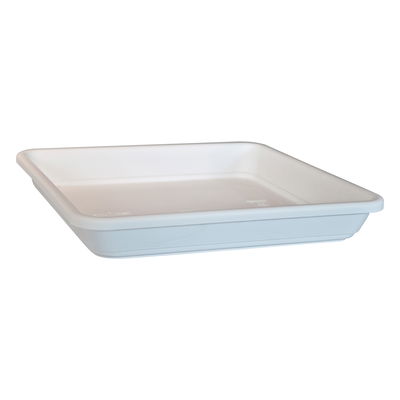 Euro 3 Plast Untersetzer 'Krea Quadro', weiß, 36 x 36 x H 5,7 cm Euro 3 Plast Untersetzer 'Krea Quadro', weiß, 36 x 36 x H 5,7 cm