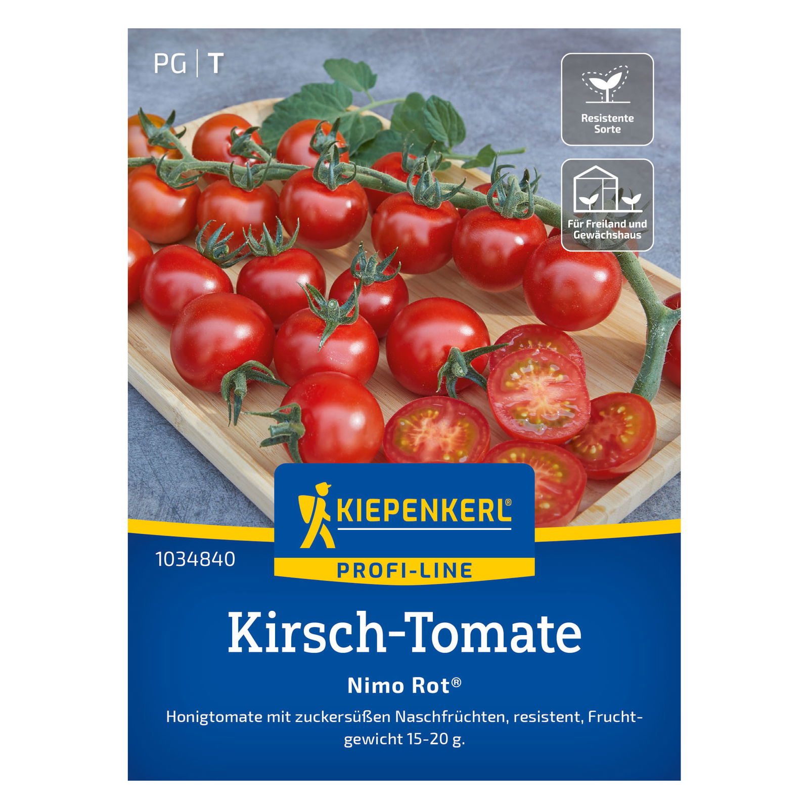 Kiepenkerl Saatgut Kirsch-Tomate 'Nimo Rot®', rot