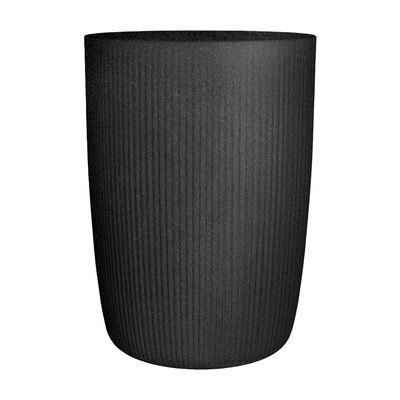 Scheurich Pflanzgefäß 'Linetto', schwarz, ca. Ø 39 x H 54 cm