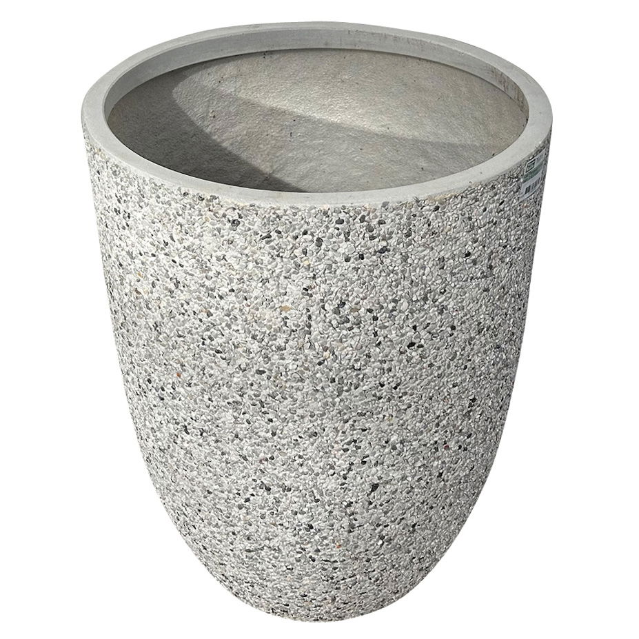 Pflanzgefäß 'Stromy', beton, ca. Ø 45 x H 58 cm