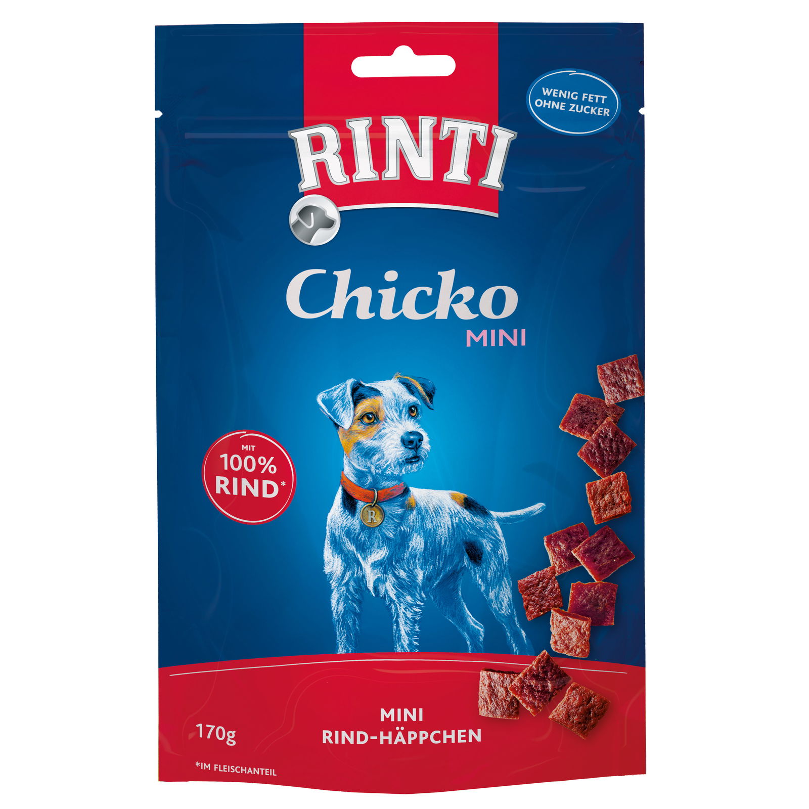 Rinti Snack Chicko Mini, Rind, 170 g