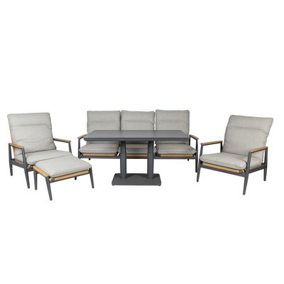 Alu-Loungegruppe 'Bali' inkl. Auflagen, 5 teilig Alu-Loungegruppe 'Bali' inkl. Auflagen, 5 teilig
