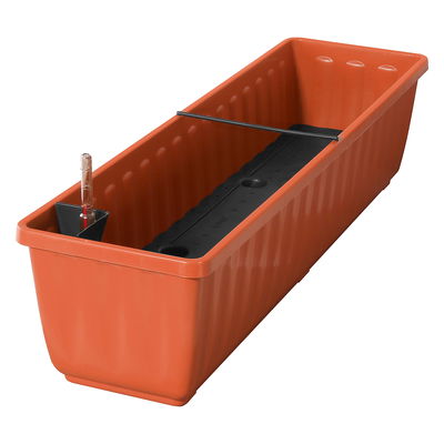 Geli Blumenkasten 'Aqua Flor', terrakotta, ca. 80 x 22 x H 18,5 cm Geli Blumenkasten 'Aqua Flor', terrakotta, ca. 80 x 22 x H 18,5 cm