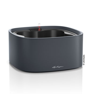 Lechuza 'Pila Color', schiefergrau, ca. 35 x 35 x H 16,5 cm