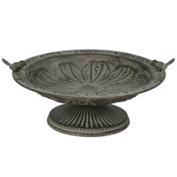 Vogeltränke, grün antik Vogeltränke, grün antik