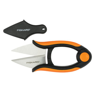 Kräuterschere 'Solid SP220', schwarz/orange