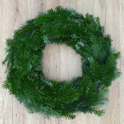 Adventskranz, Nordmanntanne, rund gebunden,, ca. 50 cm Ø