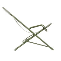 Lafuma Liegestuhl Transaswing Batyline ISO, moss