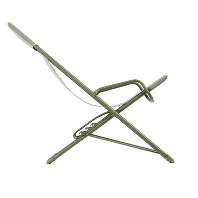 Lafuma Liegestuhl Transaswing Batyline ISO, moss