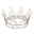LED-Krone, silber, Draht, Ø 38 cm LED-Krone, silber, Draht, Ø 38 cm
