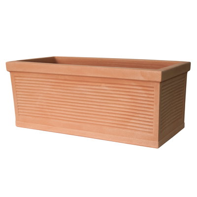 Euro 3 Plast Pflanzkasten 'Tere', terra, ca. 100 x 44 x H 38 cm