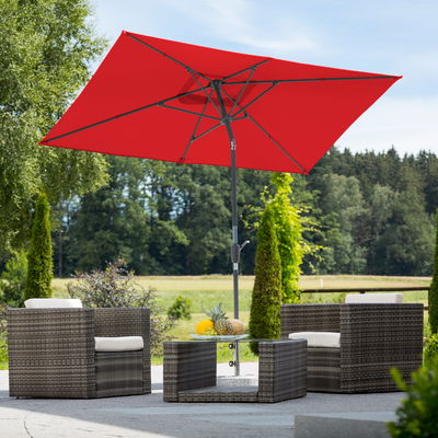 Mittelstockschirm 'Tunis', ca. 270 x 150 cm Mittelstockschirm 'Tunis', ca. 270 x 150 cm