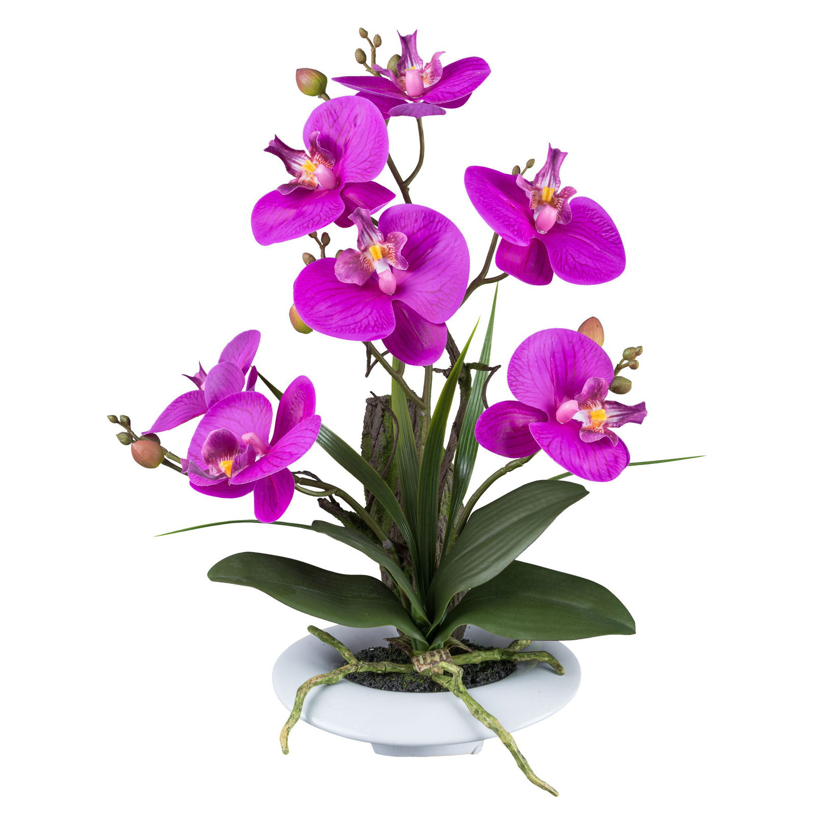 Künstliche Orchidee, lila, Höhe ca. 41 cm