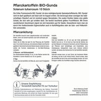 Pflanzkartoffel BIO 'G&a', 10 Kartoffeln