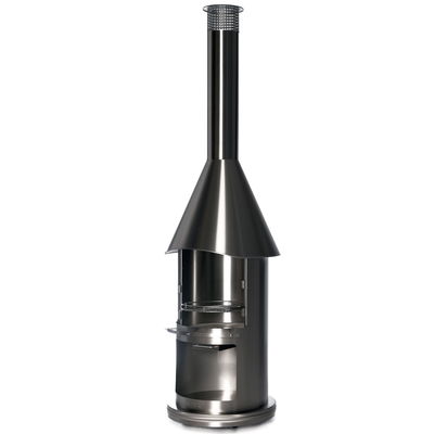 Buschbeck Edelstahlkamin 'Auckland', grau, Höhe ca. 230 cm Buschbeck Edelstahlkamin 'Auckland', grau, Höhe ca. 230 cm