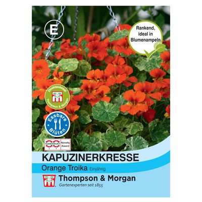 Blumensamen, Kapuzinerkresse 'Orange Troika' Blumensamen, Kapuzinerkresse 'Orange Troika'