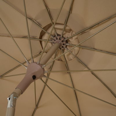Siena Garden Sonnenschirm 'Paolo', taupe, ca. Ø 270 cm Siena Garden Sonnenschirm 'Paolo', taupe, ca. Ø 270 cm