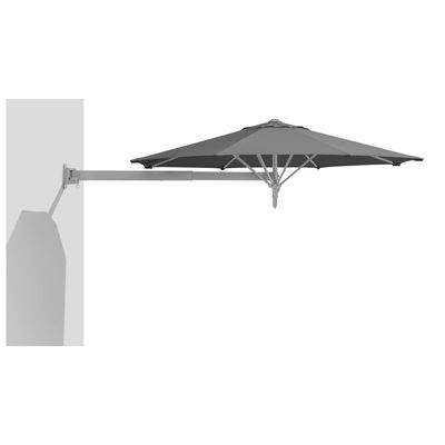 Schneider Wandschirm 'Muro', anthrazit, ca. Ø 250 cm Schneider Wandschirm 'Muro', anthrazit, ca. Ø 250 cm