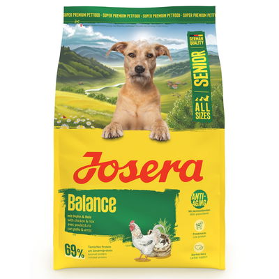 Josera Hundefutter Senior Balance mit Huhn & Reis, 3kg
