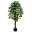 Künstlicher Ficus benjamini, Birkenfeige, grün, ca. 150 cm, ca. 840 Blätter