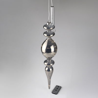 LED Zapfen 'Rauch', grau, Höhe ca. 47 cm LED Zapfen 'Rauch', grau, Höhe ca. 47 cm