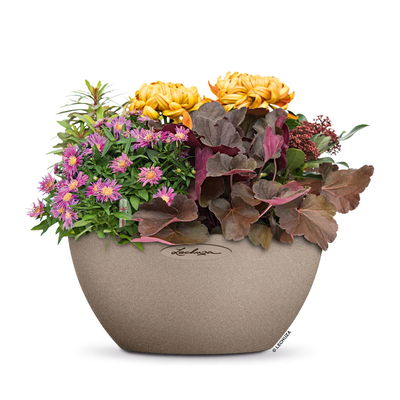 Lechuza 'Cubeto Stone 30', sandbeige, ca. Ø 30 x 13,5 cm Lechuza 'Cubeto Stone 30', sandbeige, ca. Ø 30 x 13,5 cm