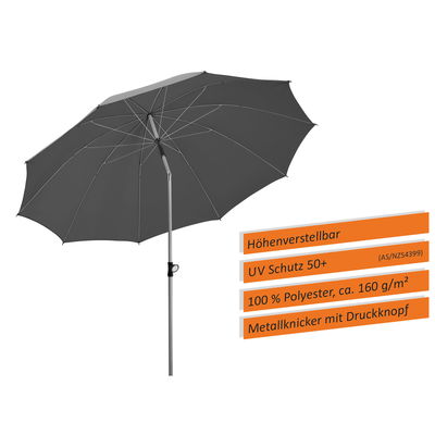 Sonnenschirm 'Locarno', Ø 220 cm Sonnenschirm 'Locarno', Ø 220 cm