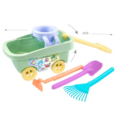 Bollerwagen mit Gartengeräten für Kinder Bollerwagen mit Gartengeräten für Kinder