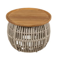 Kölle Loungetisch 'Cafune', grau/beige, ca. Ø 60 x H 43 cm Kölle Loungetisch 'Cafune', grau/beige, ca. Ø 60 x H 43 cm