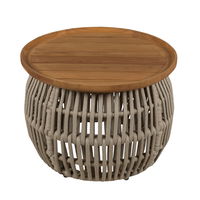 Kölle Loungetisch 'Cafune', grau/beige, ca. Ø 60 x H 43 cm Kölle Loungetisch 'Cafune', grau/beige, ca. Ø 60 x H 43 cm