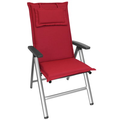 Kölle Hochlehnerauflage 'SunDance', marsala, ca. 120 x 50 cm Kölle Hochlehnerauflage 'SunDance', marsala, ca. 120 x 50 cm