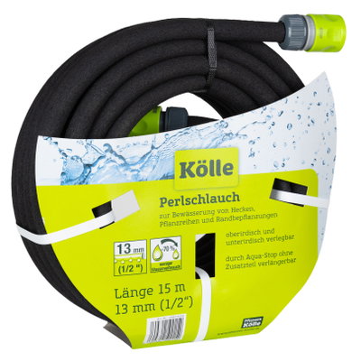 Kölle Perlschlauch schwarz, Ø 13 mm, 15 m lang
