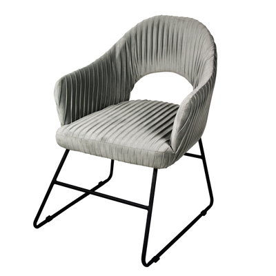 Stuhl, Grau, Stoffbezug, Höhe 80 cm T 63 cm Stuhl, Grau, Stoffbezug, Höhe 80 cm T 63 cm