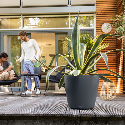 Lechuza 'Classico Color 43', schiefergrau, ca. Ø 42 x H 39,5 cm Lechuza 'Classico Color 43', schiefergrau, ca. Ø 42 x H 39,5 cm