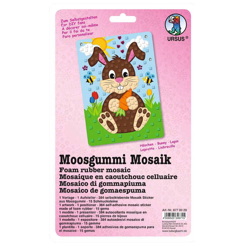 Moosgummi Mosaik 