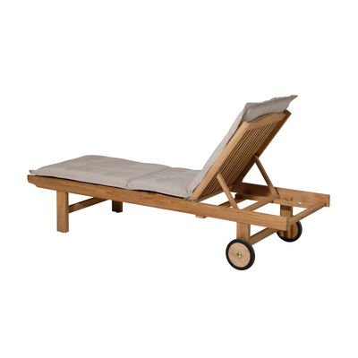 Liegenauflage 'Panama', hellbeige, ca. 200 x 60 cm