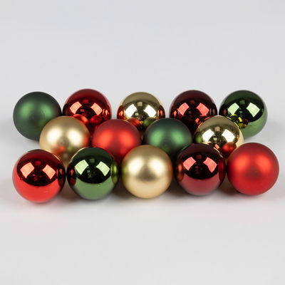 Kugelmix 'Zugabteil', 49er-Set, bunt, ca. Ø 6 cm