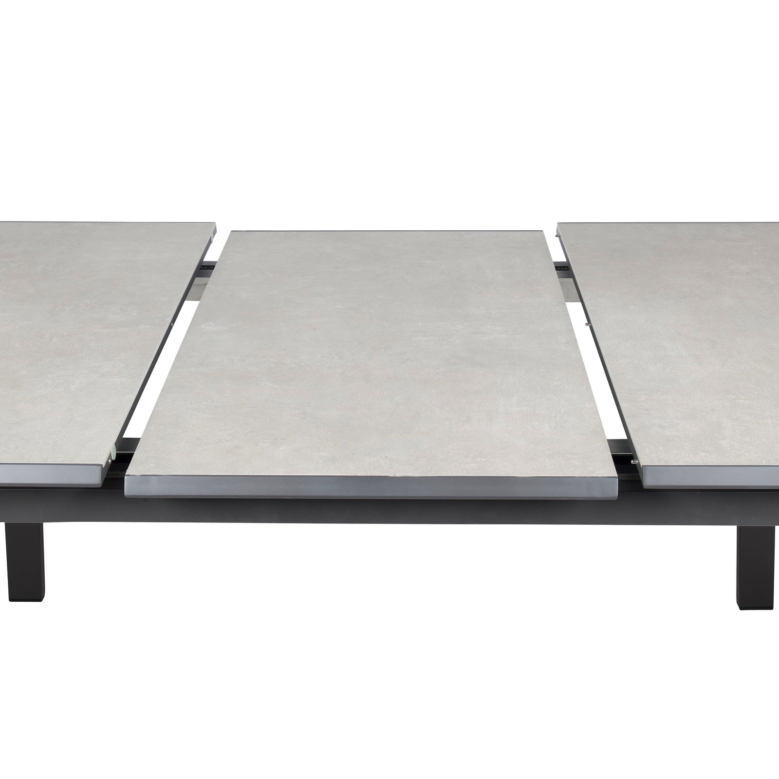 Kölle Ausziehtisch 'Sumba', grau, ca. 200-260 x 100 x H75 cm